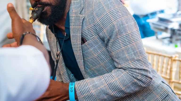 Elegant London event saxophonist performing for corporate client in professional suit