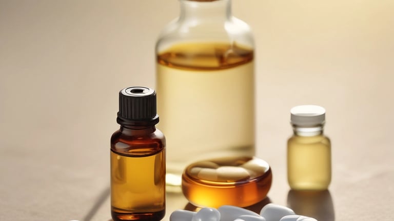 a pile of dried leaves