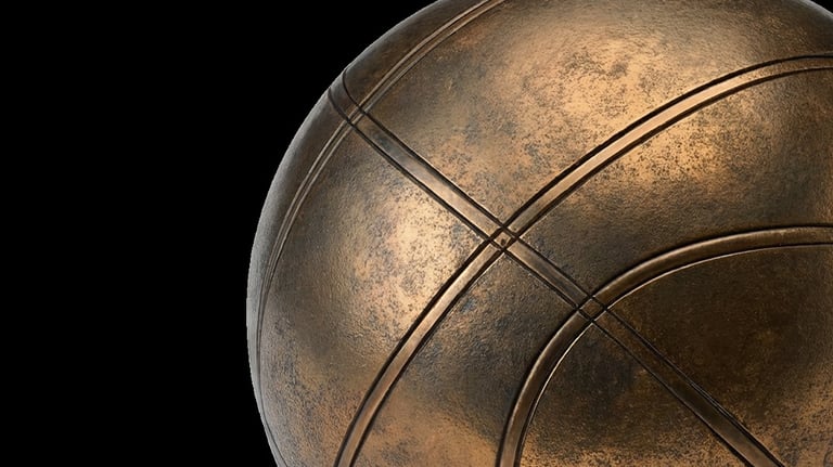 boule en bronze