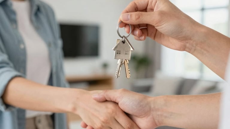 A curved facade covered in white latticework