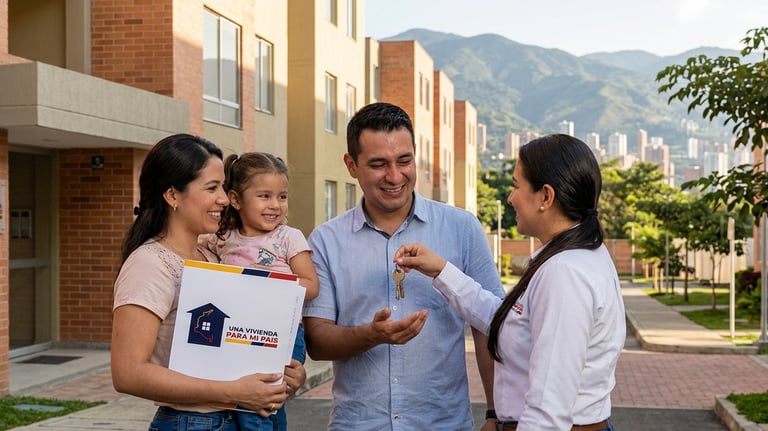 Familia recibe las llaves de su nueva vivienda