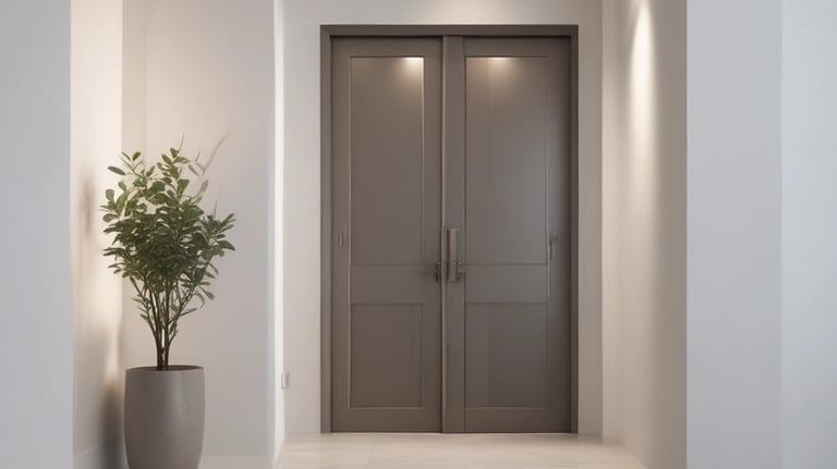 Friendly concierge welcoming guests during check-in at a modern rental property