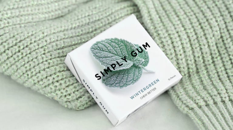 SIMPLY Wintergreen Chewing Gum