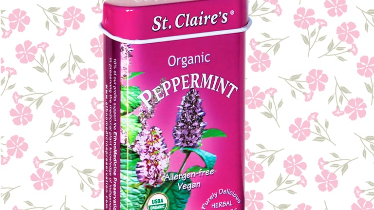St. Claire's Organic Peppermint flavored Mints