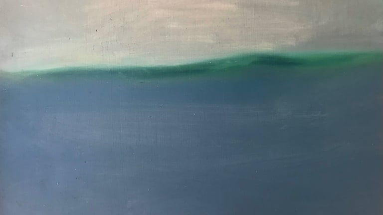 peizažas Lina Mikužytė aliejus ant drobės