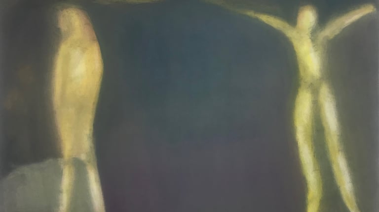 figurative oil painting by Lina Mikuzyte