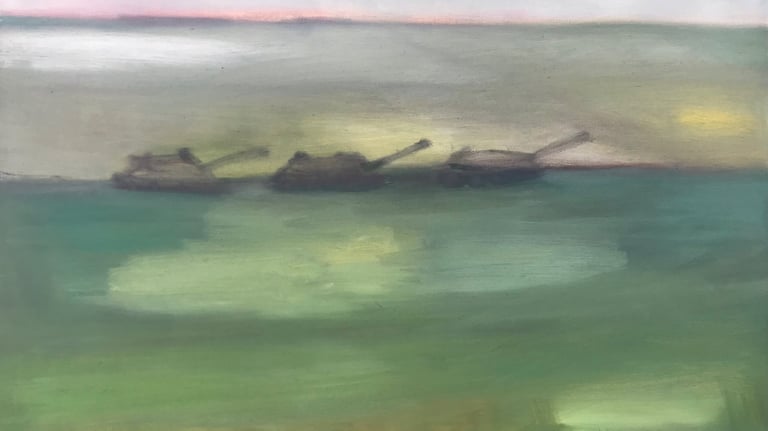 peizažas Lina Mikužytė aliejus ant drobės