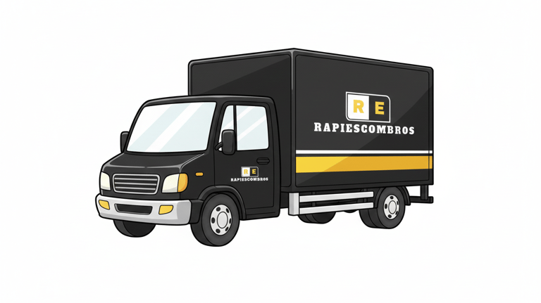 Camión para la recolección de escombros en Medellín