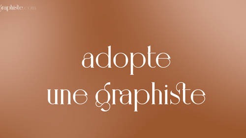 Site de la graphiste AdopteUneGraphiste