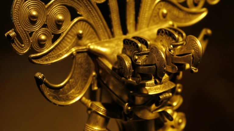 Artesania tayrona del museo del oro