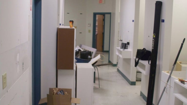 Commercial dentist office before remodel in Columbus, Ohio