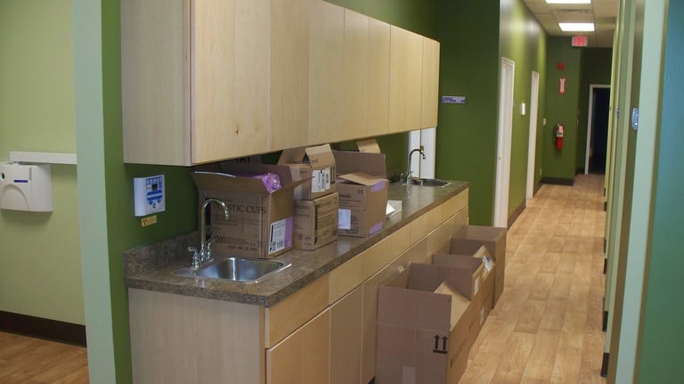 Commercial dental office after remodeling project in Columbus, Ohio