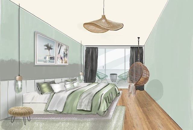 Conception d'une chambre d'hôtel