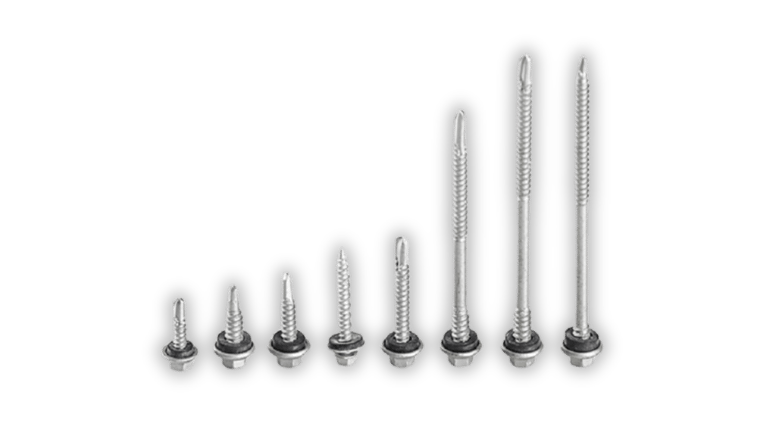 fixadores parafusos para telhas metálicas de diversos formatos