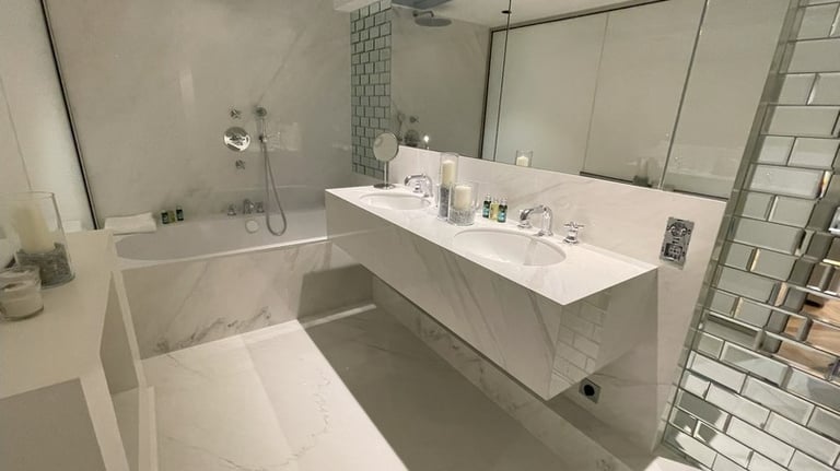 renovation salle de bain premium white granitifiandre