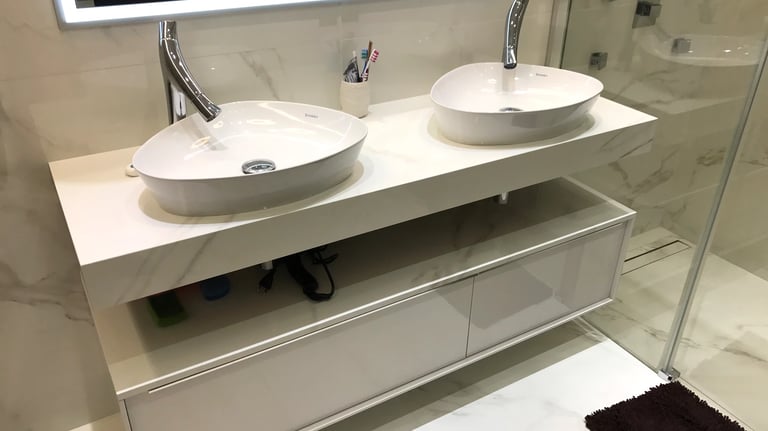 Plan vasque Statuario