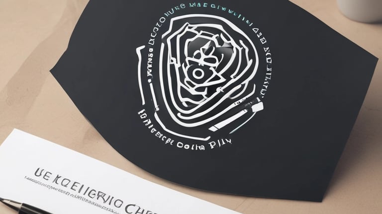 A creative logo design showcasing elegance and innovation.