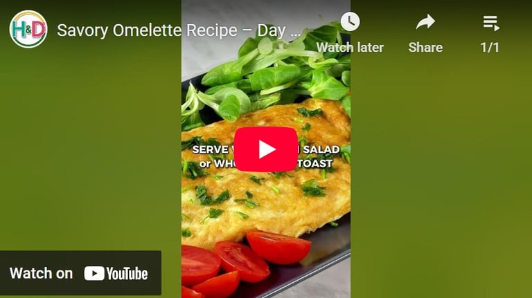 Omelette salata