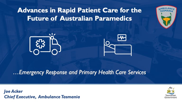 Advances in Patient Care Title Slide