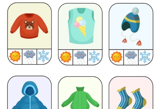 Vestiti e meteo sviluppare logica