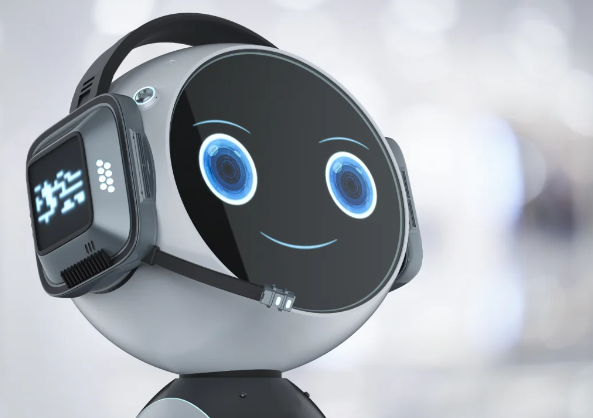 um robô fazendo atendimento