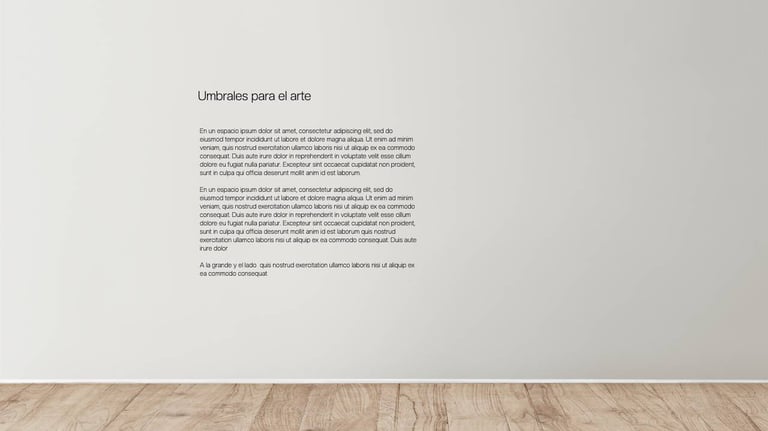 Texto de sala