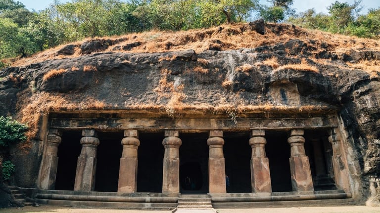 Entrada das Elephanta Caves em Mumbai, passeio de barco — o que fazer em Mumbai