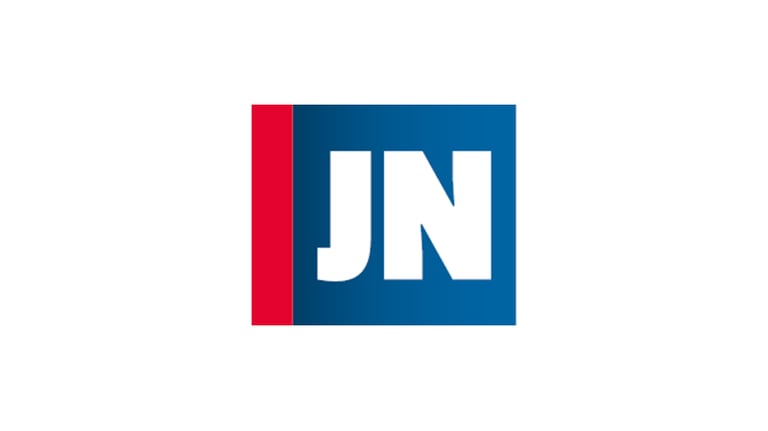 a jn logo with the letter jn in the middle of the image