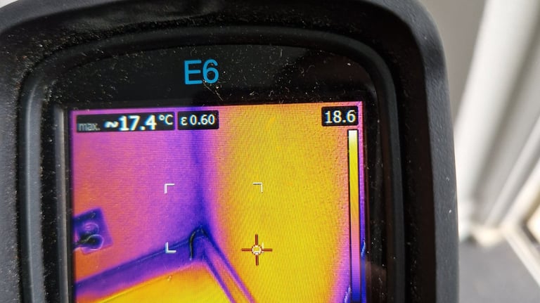 lekkage opsporen middels warmtebeeldcamera