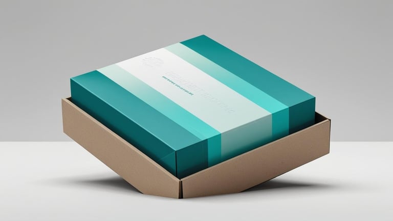 caja con tapa impresa con logo personalizado
