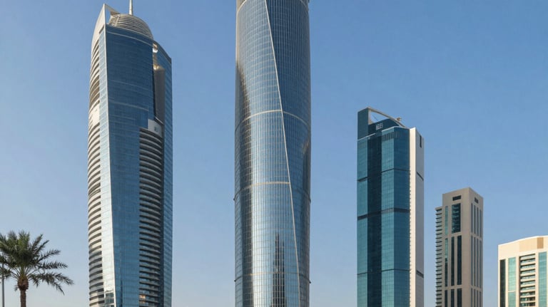 low angle view photography of a gray building