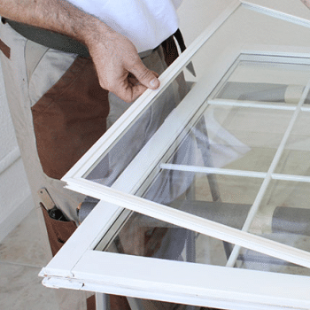 Pose d'un survitrage