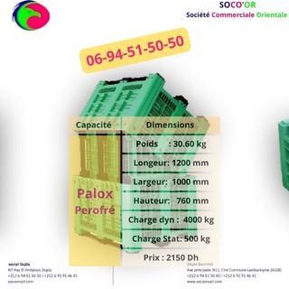 caisse palette plastique maroc