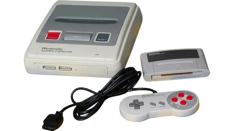 Console Super Famicom 1989 completo com 1 controle e cartucho