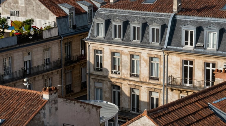 low angle view photography of a gray building