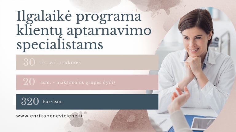 nvc klientu aptarnavime