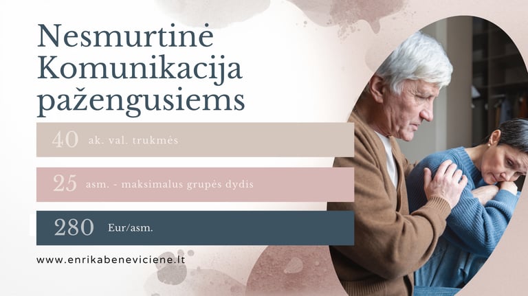 nesmurtinė komunikacija enrika benevičienė empatija