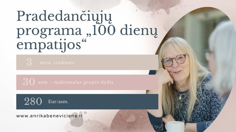 nesmurtinė komunikacija enrika benevičienė empatija