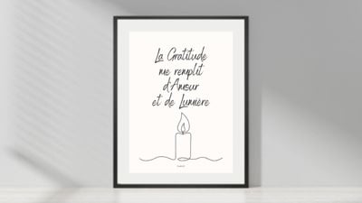 collection de posters pour célébrer la gratitude