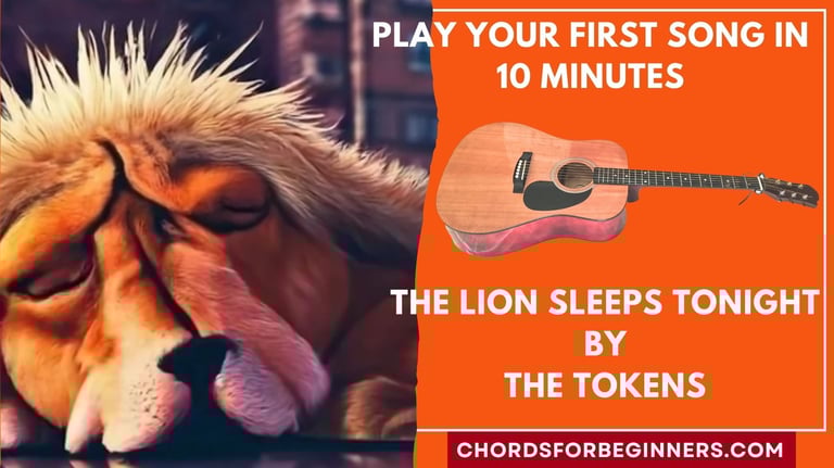 Simple Chords For Beginners: "The Lion Sleeps Tonight" by The Tokens