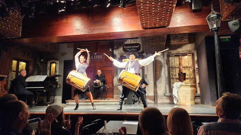 Tango, Boleadoras, and more at the Tango Show at La Ventana in Buenos Aires, Argentina