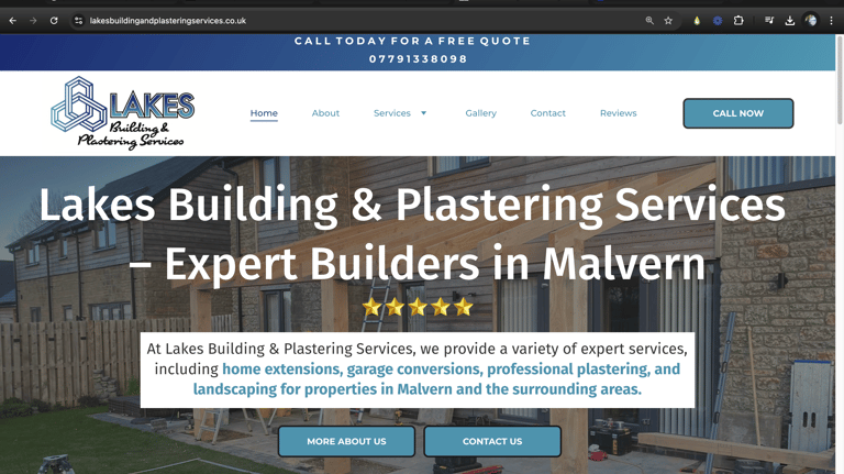 picture of a website designed City Walls Design in worcester