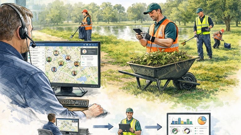 Lauko darbų vykdymo GIS programa