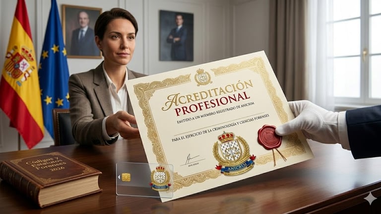 acreditación criminologica