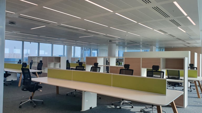 Office of BNL part of banking project from BRB Engineering srl