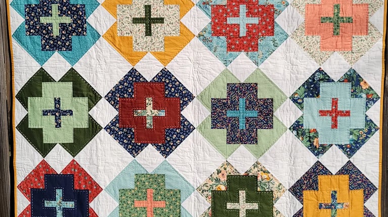 Nightingale Quilt designed by Lo & Behold Stitchery