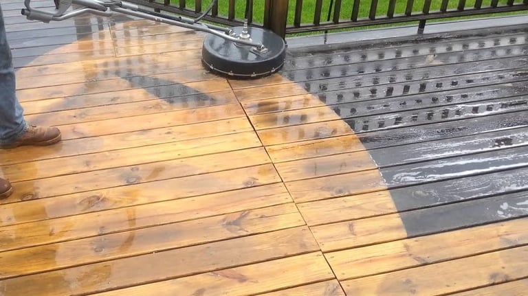 deck pressure washing service