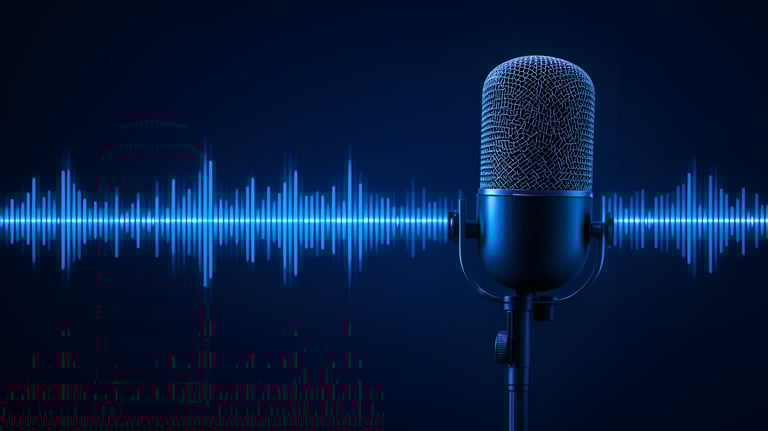 Podcast microphone 