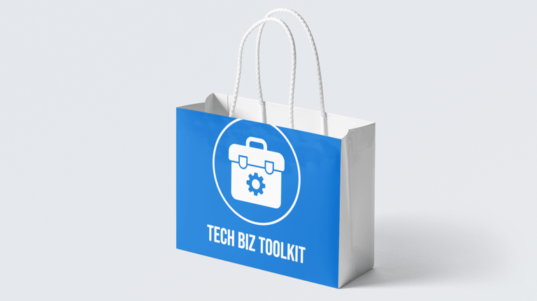Tech Biz Toolkit Shopping Bag