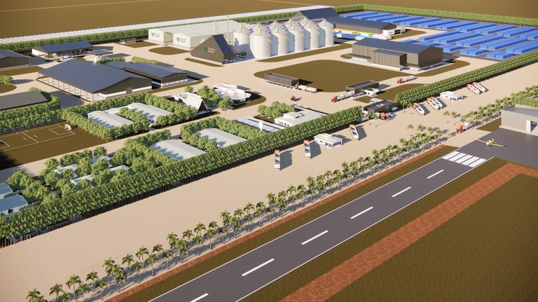 Sede rural completa estruturada e organizada padrão Fazenda Modelo